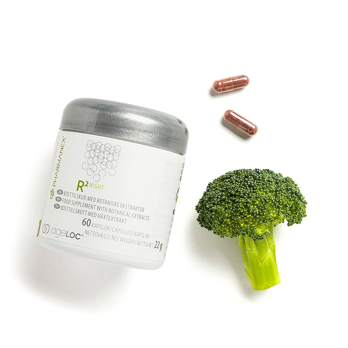 pharmanex-r2-night-bottle-broccoli-lifestyle-aerial