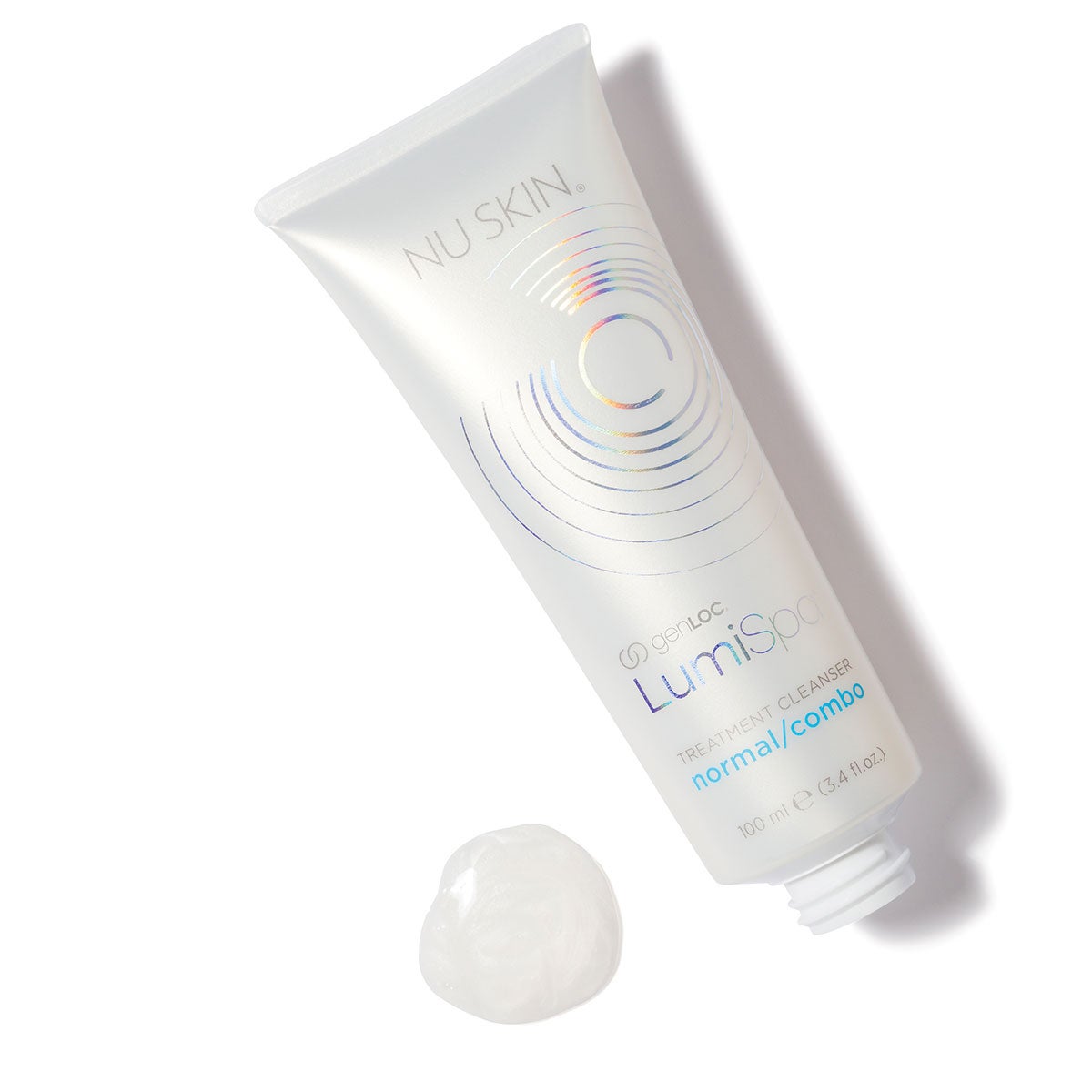 LumiSpa Cleanser Normal/Combo White Background with Product