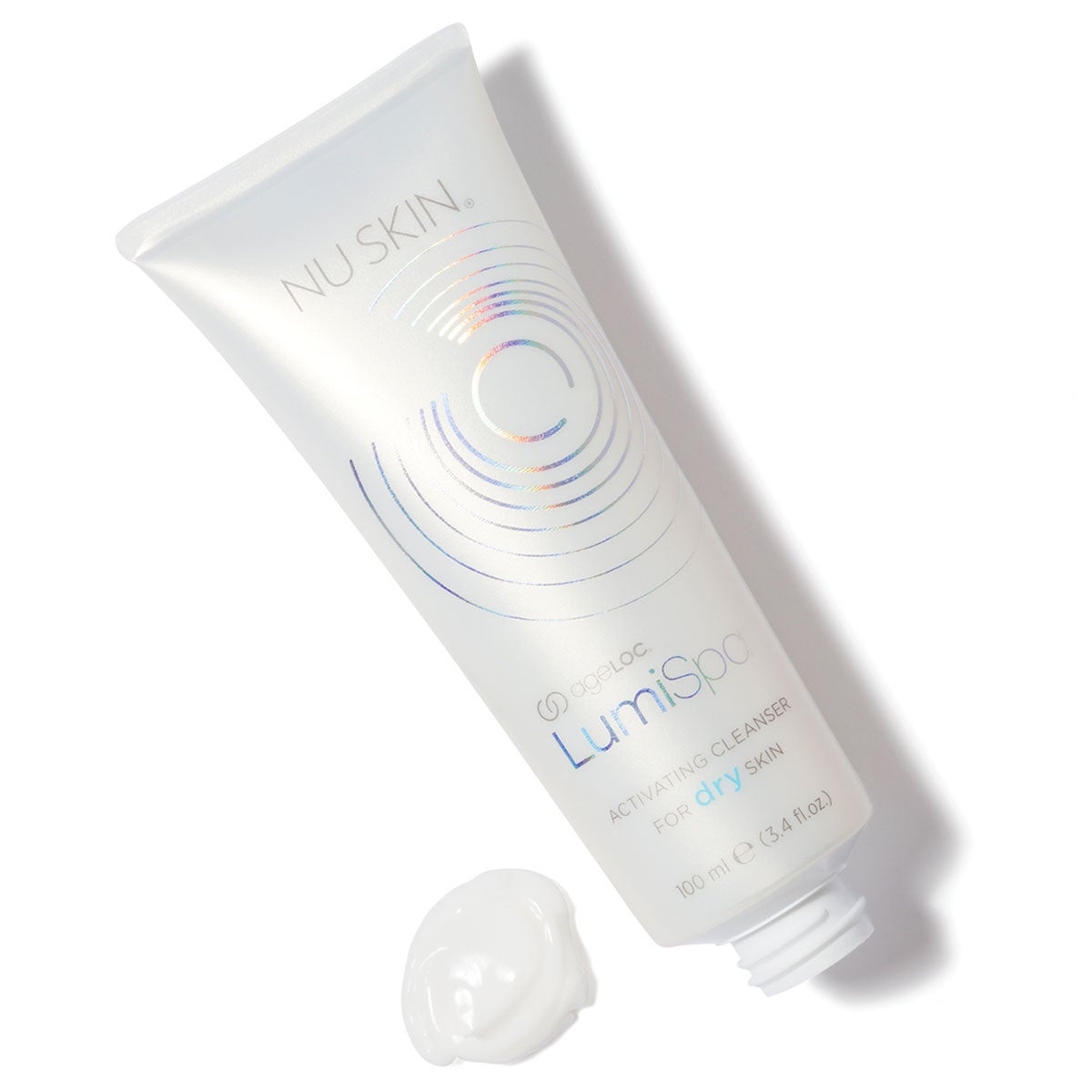 LumiSpa Cleanser Dry White Background with Product Blob