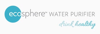 Logo of EcoSphere Water Purifier with tagline